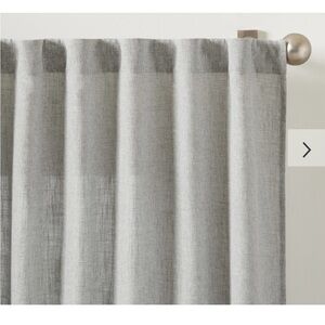Elegant Gray Curtain Panel